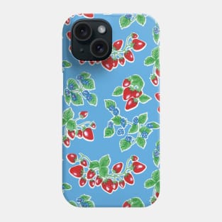 Strawberry mexican oilcloth Phone Case