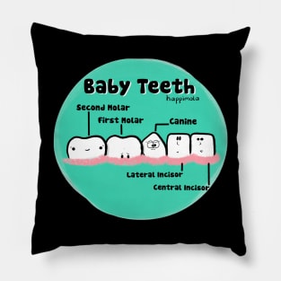 Baby Teeth (Color) Pillow