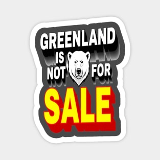 Vintage Greenland is Not for Sale Magnet