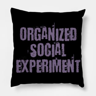 Organized Social Experiment Pillow