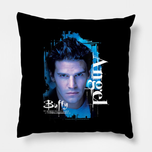 Buffy The Vampire Slayer Angel Portrait Pillow by defreitasysou