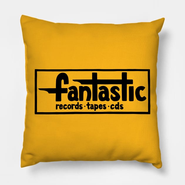 Fantastic Records Pillow by todd_stahl_art