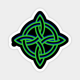 Green Celtic Knot Magnet