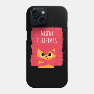 meowy christmas Phone Case