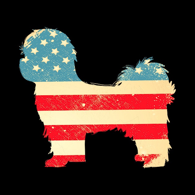 American Flag Shih Tzu by finchandrewf