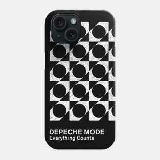 Everything Counts / Minimalist Graphic Design Artwork Phone Case