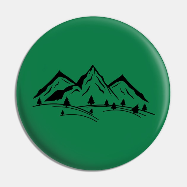 Mountain Pin by Hastag Pos