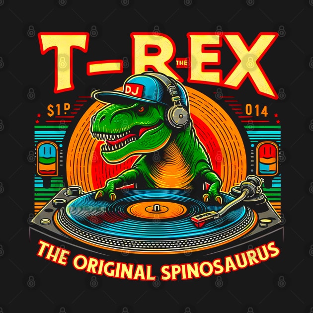 T-REX The Original Spinosaurus  funny  retro Quotes by T-shirt US