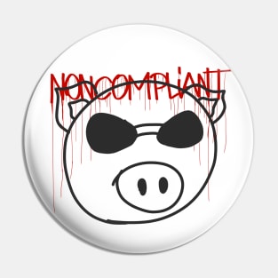 Noncompliant--lettering Pin