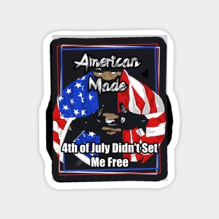 American Made July Fourth Red White Blue Magnet