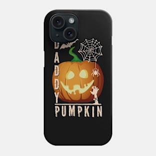 Daddy Pumpkin Halloween Father Funny Skeleton Phone Case