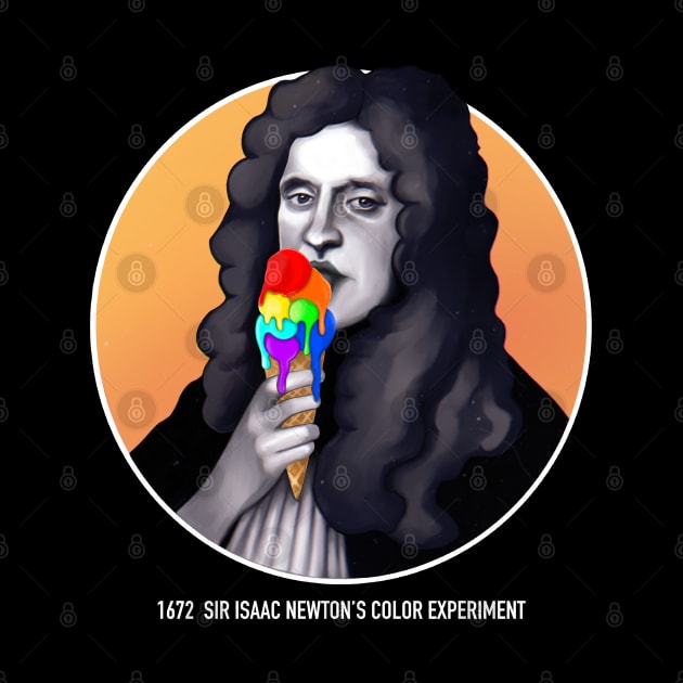 Sir Isaac Newton color experiment (black background) by Meakm