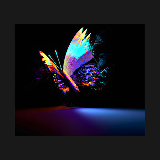 Rare Colorful Butterfly by inner illusion ai