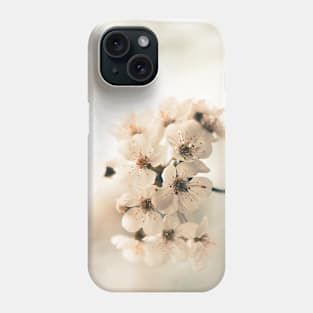 White Cherry Blossom Phone Case