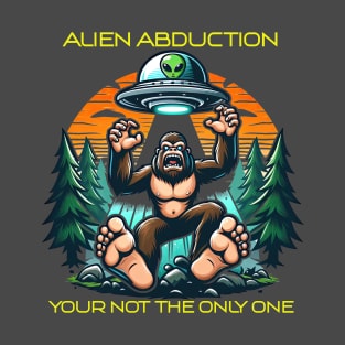 Alien Abduction of Bigfoot T-Shirt