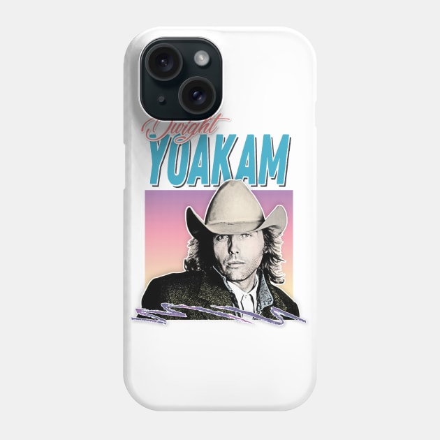 Dwight Yoakam / 80s Styled Retro Design Phone Case by DankFutura