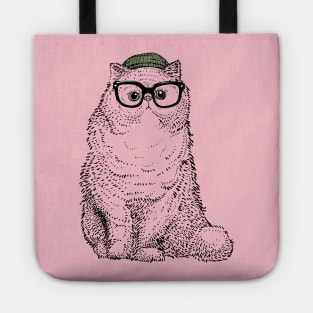 Hipster Cat Cat Tote