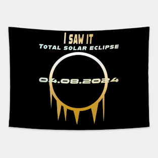 I Saw It Solar Eclipse T-Shirt Tapestry