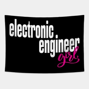 Electronic Engineer Girl Tapestry