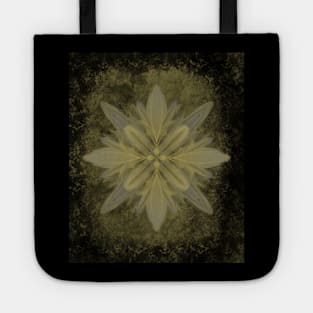 Gold flower Tote