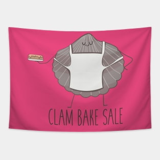 Clam Bake Sale- Funny Clam Pun Gift Tapestry