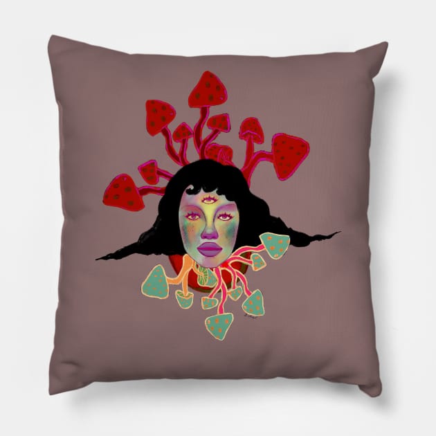 Gaia Pillow by Colormyline by Denis Senyol