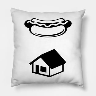 Hotdog House Pillow