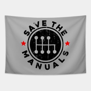 Save The Manuals - Classic Cars Gift Tapestry