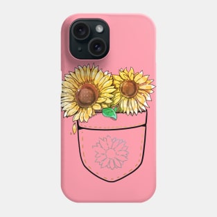 A Pocketful of Sunflowers Phone Case