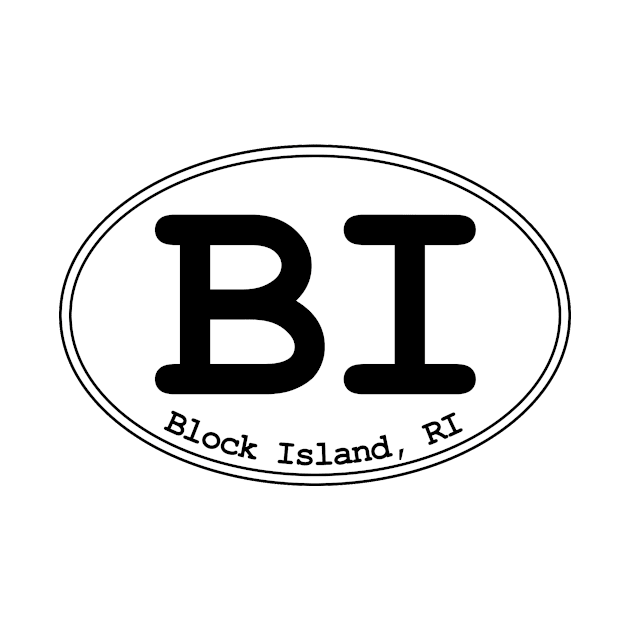 BI - Block Island RI Oval Design by dodgemdesigns