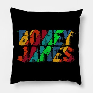 vintage color Boney James Pillow