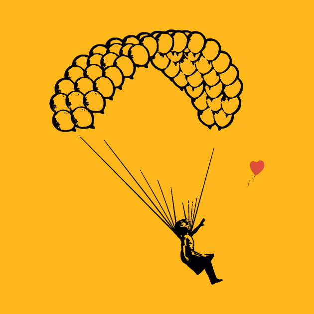 Paragliding baloons by INCartDesign