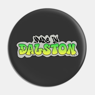 Made in Dalston I Garffiti I Neon Colors I Green Pin