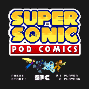 Super-SONIC "Hedgehog Day" retro pixelated T-Shirt