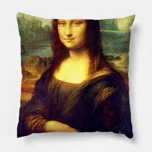 Mona Lisa Leonardo Da Vinci Pillow