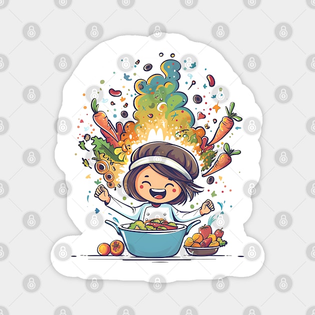 cooking lover Magnet by Printashopus