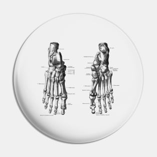 Foot and Ankle Skeletal Diagram Pin