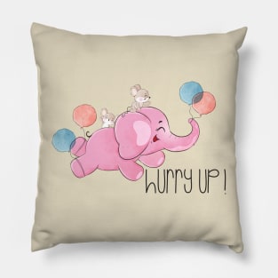 Baby Elephant Mouse Flying Pillow