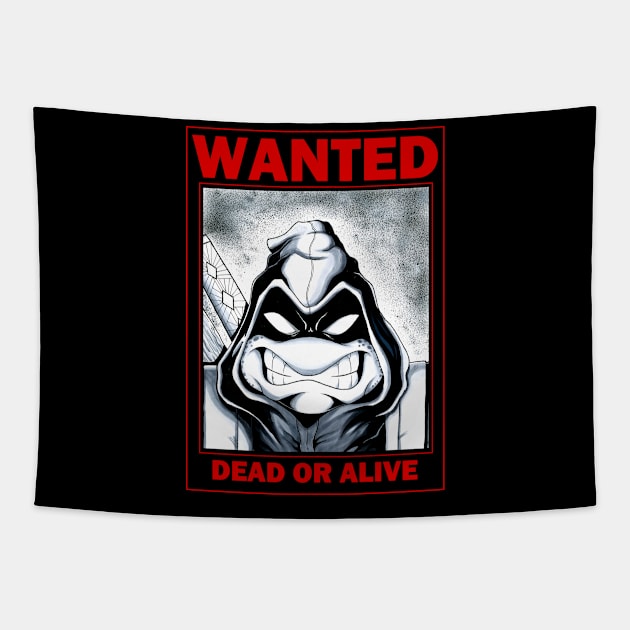 Wanted Last Ronin Turtle Tapestry by nicitadesigns