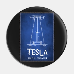 Tesla Coil by Nikola Tesla Pin