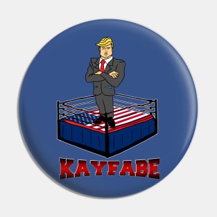 President-Elect Kayfabe Wrestling Ring by Basement Mastermind Pin