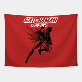 Gatchaman Battle of the Planets - Jo ninja text Tapestry