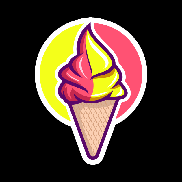 Amazing Art Of Ice- Cream For Kids - Happy & Good Vibes by mangobanana