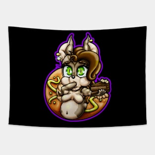 Chibi Lizzy Hunger Tapestry