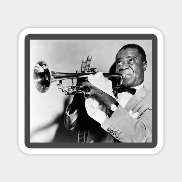 Louis Armstrong Magnet by Only Cool Vibes