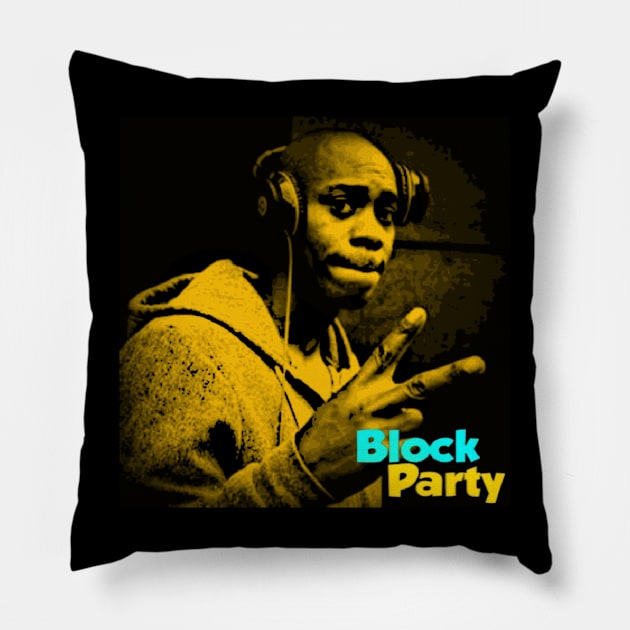 dave chappelle block party retro style Pillow by hot_issue