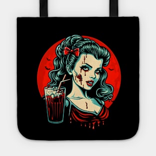 Vampire Pin-up lady No.1 Tote