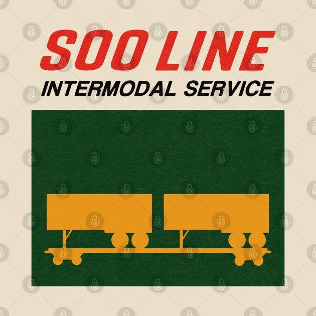 Soo Line Intermodal Trailer Train by Turboglyde