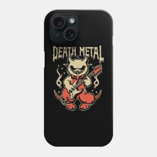 Death Metal Satanic Baphomet Cat Phone Case