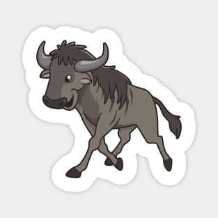 Kawaii Wildebeest Magnet